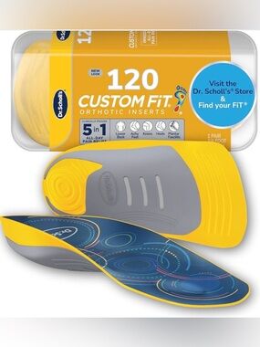 Dr. Scholl's Custom Fit 120 Orthotic Inserts (NEW)